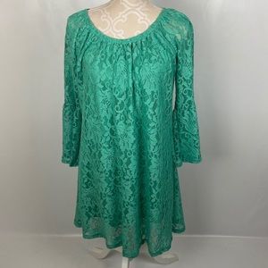 NWT Cezanne brand lace bell sleeve dress
